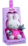 Pink Miffy With Satin Padded Stars 14cm with You're a Star Message