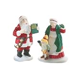 Department 56 North Pole Santa and Mrs. Claus