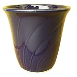 常滑焼 丸ラン鉢 ルリ 7号 4個入り／植木鉢