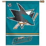 Wincraft San Jose Sharks 27x37 Vertical Flag - SAN JOSE SHARKS One Size