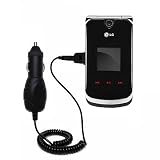 Rapid Car / Auto Charger for the LG KG810 - Gomadic Brand w/ TipExchange Technology