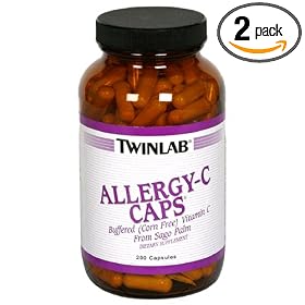 Twinlab Allergy-C Caps, 200 Capsules (Pack of 2)