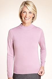 Classic Collection Cashmilon Turtle Neck Plain Knitted Top