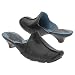 Indigo by Clark Women's Absinthe (Black Leather 8.5 M)