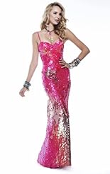 Beaded Applique Lace Crystals Crystal Sequined Chiffon/Taffeta/Tulle Bandage Dress/Quinceanera Dress 