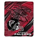 Atlanta Falcons 50" x 60" Micro Raschel Throw Polyester Binding Graphic Background Durability