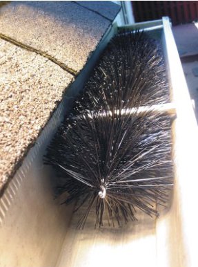 Childrens Toyshop  Tools & Hardware : GutterBrush 5 IN Simple Gutter Guard 30 ft. starter pack for standard 5" gutters. By GutterBrush Guys, Ltd.
