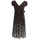 Girls Fall Clothes BLACK Short Sleeve DOT Dress RARE EDITIONS Girl 7-16