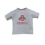Ohio State Buckeyes Ash Infant Biggest Lil' Buckeye Fan T-shirt