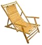 Folding Bamboo Recliner - Set of 2 (Bamboo) (56.5"D x 24"W)