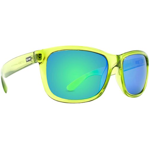 Dot Dash Poseur Vintage Sports Sunglasses - Lime Translucent/Green Chrome