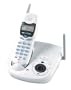 GE 27998GE1 2.4 GHz Analog Cordless Phone with Answering System and Caller ID (White)
