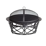 Fire Sense 30-Inch Oak Park Fire Pit