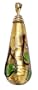 14k Yellow Gold Venetian Glass Oblong Charm