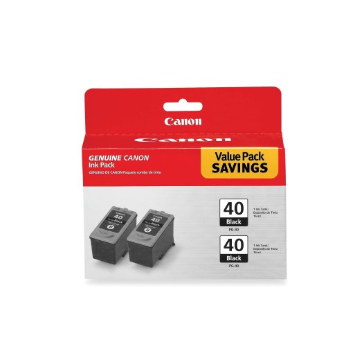 Canon PG-40 (0615B013) Black Ink Cartridge Twin Packthumbnail