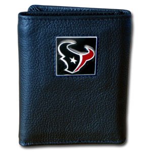 Buy Houston Texans NFL Leather Tri-Fold Wallet by Siskiyou