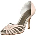 Beverly Feldman Women's Pilar Pump,Beige Snake,8.5 M