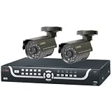www.allcomputerdeals.com: Q-See QS464-211 Security System - 4 Channels, & 2 Color Cameras, 40ft Night Vision, Indoor/Outdoor Security /Surveillances