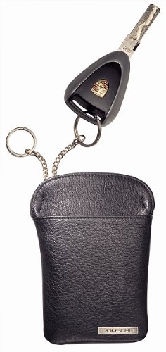 Black Leather SportClassic II Key Pouch