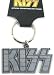 Kiss Studded Logo Key Chain