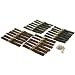 24 Genuine Black & Brown Leather 18mm Watchbands & 48 Spring Bars
