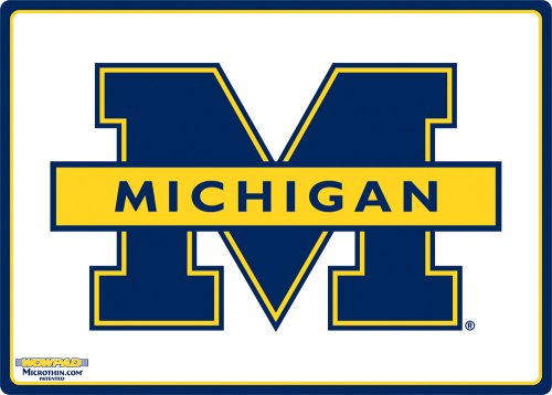 Wow!Pad 57LT023 Michigan Collegiate Logo Laptop Mouse Pad