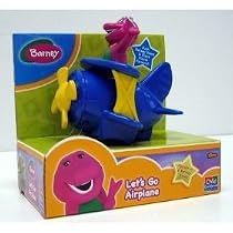 Barney Push N Go Let's Go Airplane Vehicle