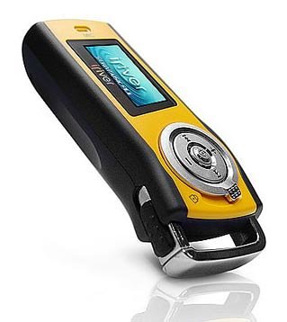 iRiver T10 1GB FM Tuner and MP3 Player - Orange Yellow