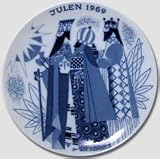 1969 Porsgrund Christmas Plate - Three Wise Men