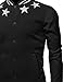 Youstar Men's Varsity wool and Faux leather Sleeve Contrast Stadium Jacket