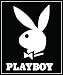 Licensed Queen Size Mink Blanket- Playboy Bunny (Black)