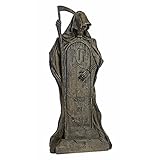 Design Toscano Rest in Pieces Grim Reaper Tombstone Halloween Statue