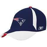 Reebok New England Patriots Youth Navy Blue 2008 Player Sideline Flex Fit Hat