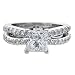 .90 CT D VS1 PRINCESS DIAMOND RING - IDEAL CUT