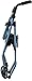 NOVA Medical Products Cruiser, Walker, Blue