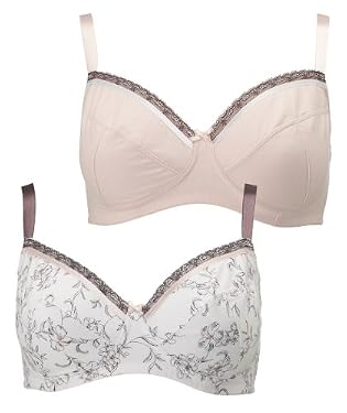 Maternity 2 Pack Floral Support Bra
