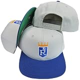 Kansas City Royals Grey/Blue Two Tone Plastic Snapback Adjustable Snap Back Hat / Cap
