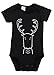 Juicart Baby Novelty Romper Boutique Bodysuit Animal Deer Print Onesie (12-18 Months)