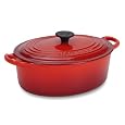 Le Creuset 6.75-Quart Oval French Oven: Cherry