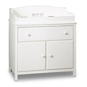 South Shore Furniture, Cotton Candy Collection, Changing Table, Pure White