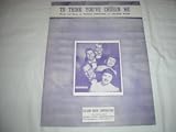 TO THINK YOU`VE CHOSEN ME SKYLARKS 1950 SHEET MUSIC SHEET MUSIC 290
