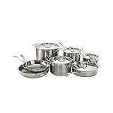 Stainless Steel 12-Piece Cookware Set