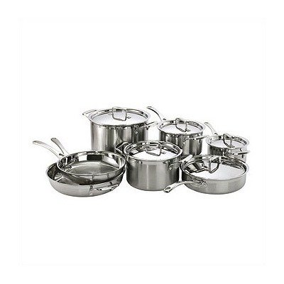 Stainless Steel 12-Piece Cookware Set product image