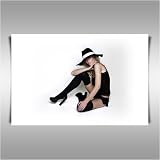 ABIGAIL CLANCY IN STOCKINGS 42x30