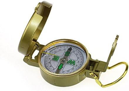 Bestpriceam Camping Allen Luminous Lensatic Flip Cover Open Hand Held Compass