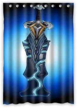 Custom Championship blade (Riven) Window Curtain Drapery/Panels/Treatment Polyester Size 52w x 72h inches(One Piece)