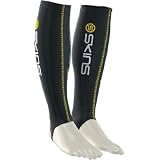 SKINS Herren Kompressionsstrumpf Sport Black Powersox , black/yellow, Mvon "Skins"