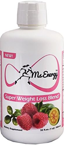 Ms Energy Liquid Weight Loss Products for Women That Work Fast - Raspberry 32 ounces