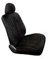 Saddleman SureFit Deluxe Velvet Bucket Seat Cover, Black