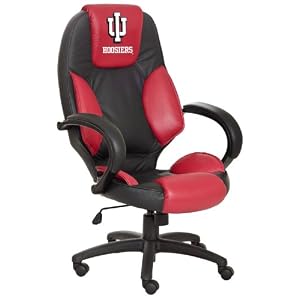 Indiana Hoosiers Leather Office Chair
